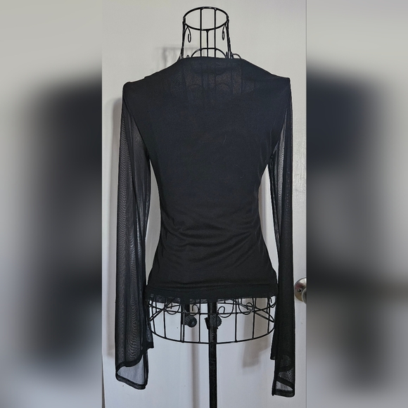 🌺Romantic Black Layered Top - Picture 2 of 5